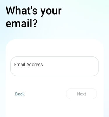 SurveyMagic sign-up screen