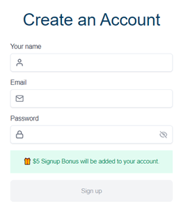 Repocket registration form