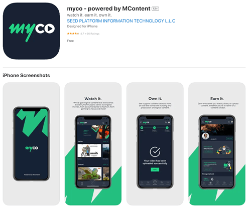 MyCo app for Android and iOS