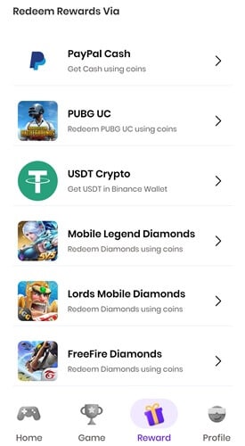 mGamer payment methods