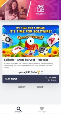 Featured games on mGamer