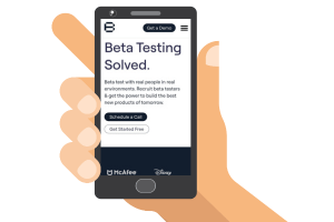 BetaTesting on a phone
