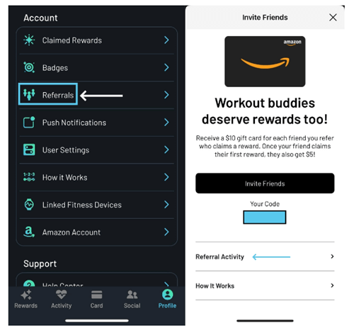 Referral program of Paceline