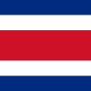 costa rica flag button