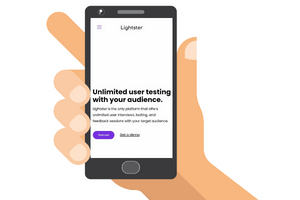 The Lightster member dashboard on mobile