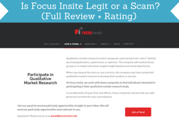 focus insite review header