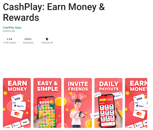 CashPlay app on Google Play
