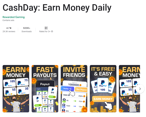 CashDay app on Google Play
