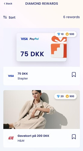 Stepler payout options