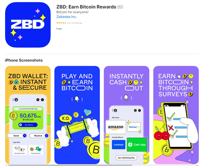 ZBD app for Android and iOS