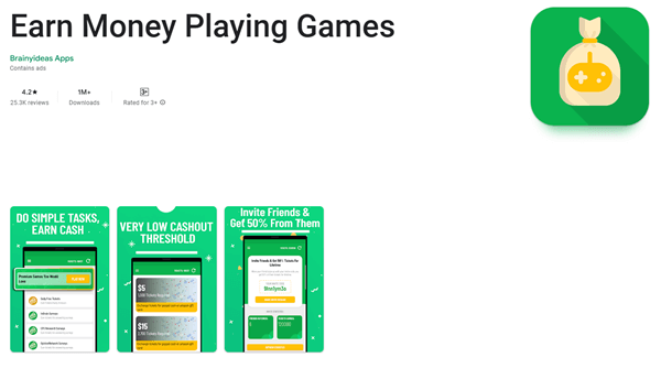 The CashGamer app