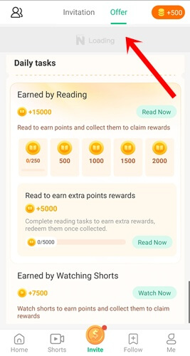 Novelah daily tasks