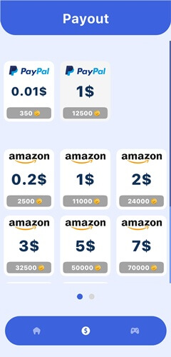 payout options of plus test