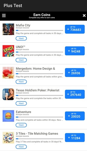plus test paid offers