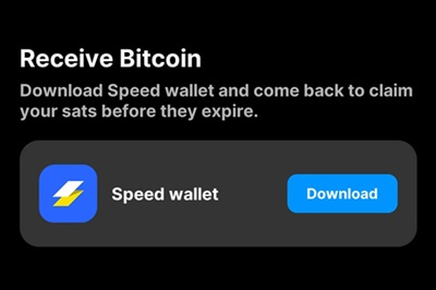 Tetro Tiles asks you to install Speed Wallet to withdraw