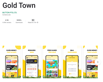 Gold Town app for Android