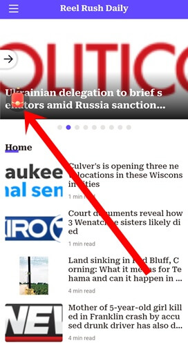 Reading news on Gold Town