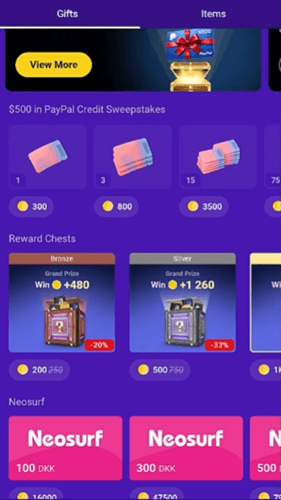 Snakzy payout options