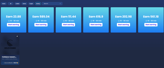 TapNoon paid surveys