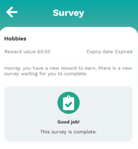 Answering surveys on Clear!