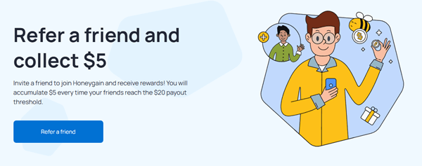 referral program of honeygain