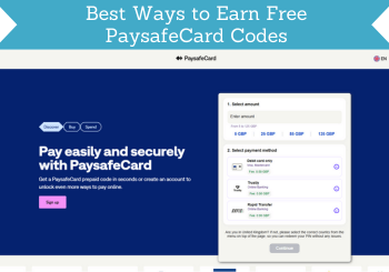 best ways to earn free paysafecard codes header