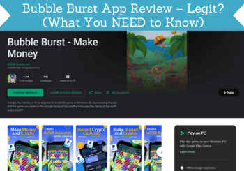 bubble burst app review header