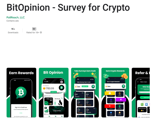 BitOpinion app on Google Play