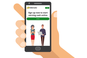 DollarCasher on mobile