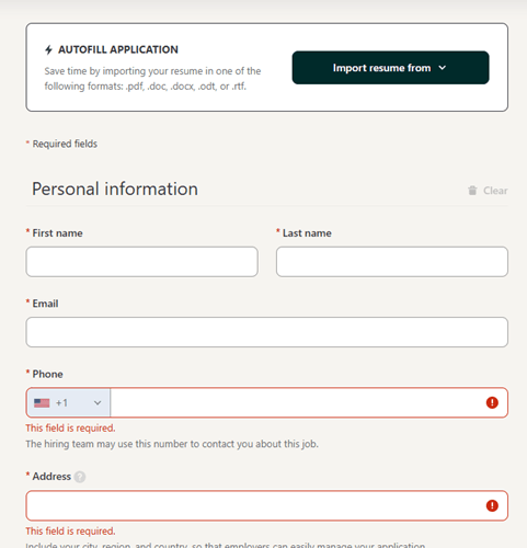 Applying to Mindrift