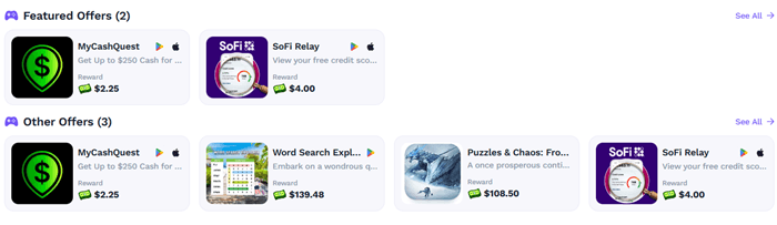 Paid offers of SpeedCash